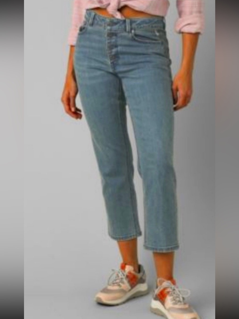 PrAna Gram Crop Medium Wash Jeans. Retail $119 Size: 10/30